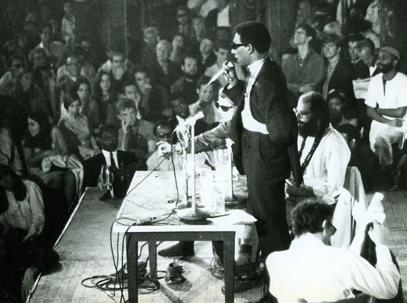 Stokeley Carmichael & Allen Ginsburgh at The Roundhouse 1967
